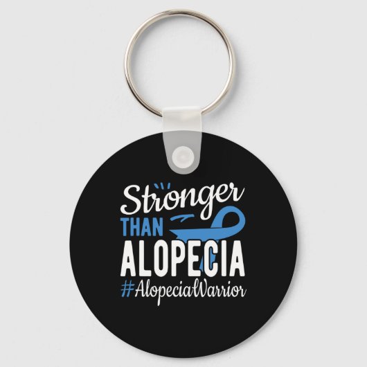 脱毛症より強い キーホルダー (正面)