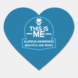 脱毛症認識度サポートギフト ハートシール