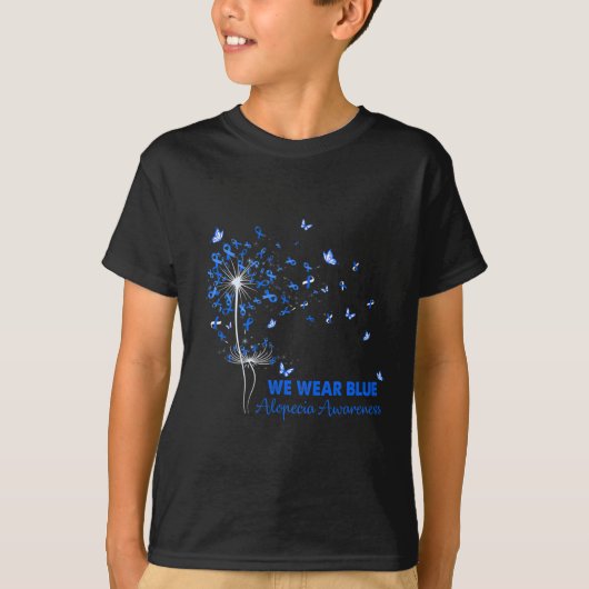 脱毛症認識度信仰希望ラブダンデロン Tシャツ (正面)