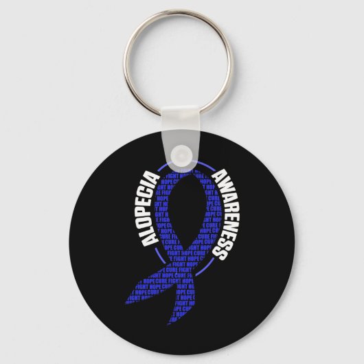 脱毛症認識度脱毛戦士の投薬su キーホルダー (正面)