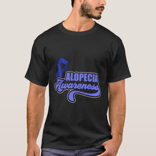 脱毛症認識度脱毛戦士の病気スルヴィ Tシャツ (正面)