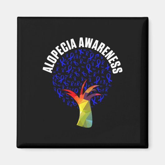 脱毛症認識度脱毛戦士ファイティングサーブ マグネット (正面)