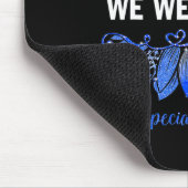 脱毛症認識度we衣服ブルーサンフラワー マウスパッド (コーナー)