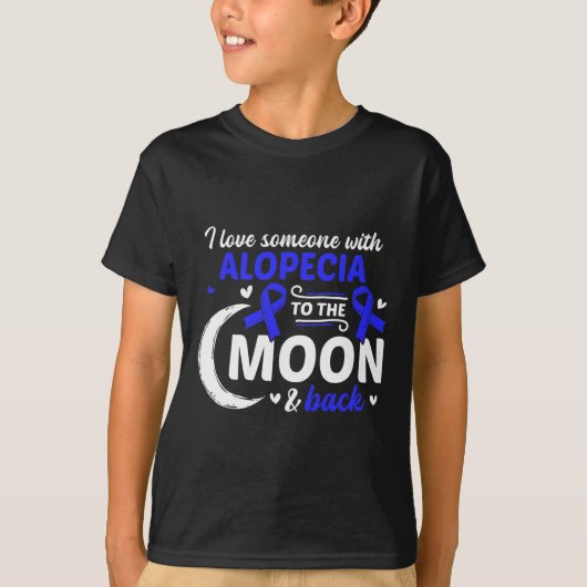 脱毛脱毛脱毛症Awで人を愛する Tシャツ (正面)