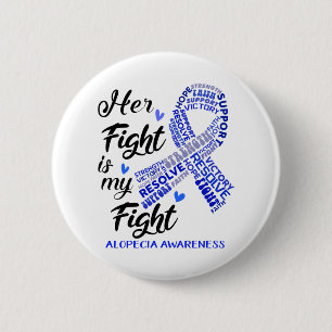 脱毛認識度彼女の戦いは私の戦い 缶バッジ