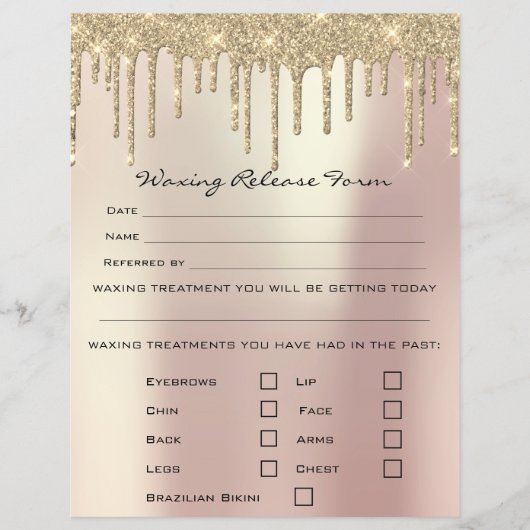 脱毛責任放棄の放棄の放棄を控えめに チラシ (正面)