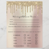 脱毛責任放棄の放棄の放棄を控えめに チラシ (正面)