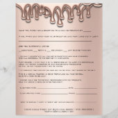 脱毛責任放棄リリースのドリフト1 チラシ (裏面)