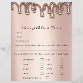 脱毛責任放棄リリースのドリフト1 チラシ