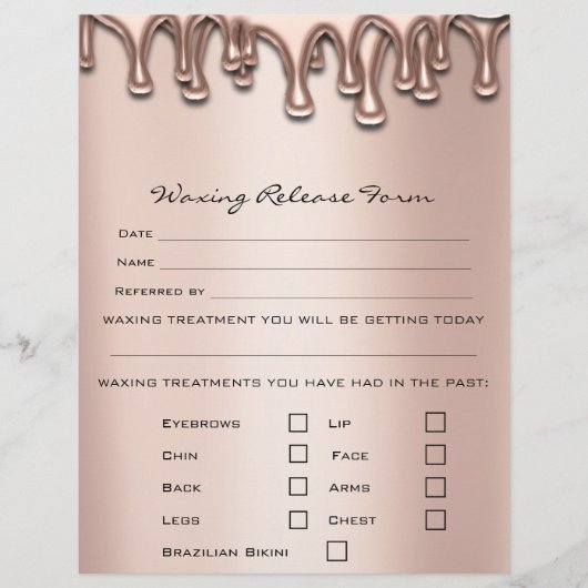 脱毛責任放棄リリースのドリフト1 チラシ (正面)