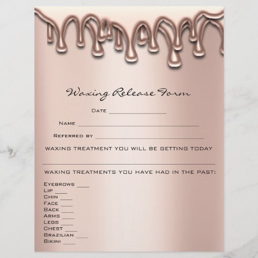 脱毛責任放棄リリースの遅延 チラシ (正面)