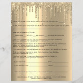 脱毛責任放棄リリース型枠Wo チラシ (裏面)