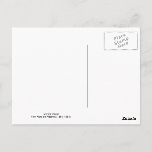 脱毛酸症 ポストカード (裏面)