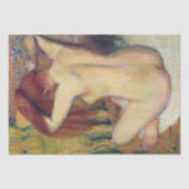 脱毛 – 彼女の髪の切り離しを構成する女性 薄葉紙 (正面)