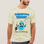 脱水した水 Tシャツ (正面)