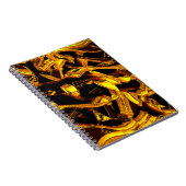 脱水蜜皮の片又はバガス ノートブック (右側)