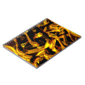 脱水蜜皮の片又はバガス ノートブック (左側)