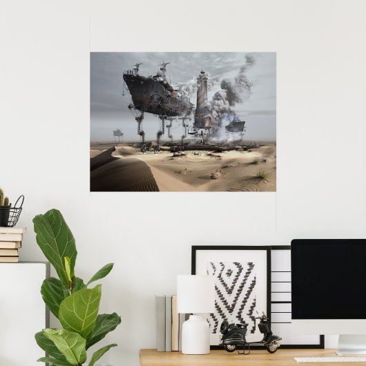 脱水 ポスター (ホームオフィス)