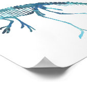 脱爪（症）骨格 ポスター (角)