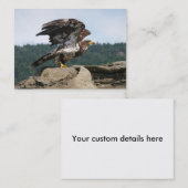 脱獄の準備ができているBald Eagle – 名刺 (正面/裏面)