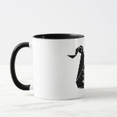 脱獄クレーンメッセージ マグカップ (左)