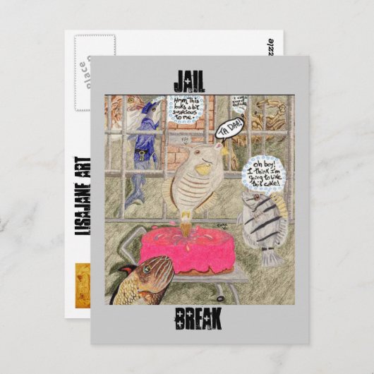 脱獄 ポストカード (正面/裏面)