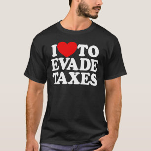 脱税が大好き税制詐欺のヘイト税 Tシャツ