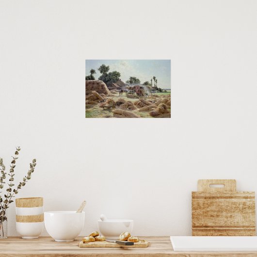 脱穀機1896 ポスター (キッチン)