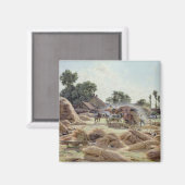 脱穀機1896 マグネット (正面/裏面)