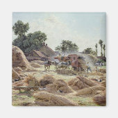 脱穀機1896 マグネット (正面)