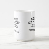 脱線した思考列車 FunnyMug コーヒーマグカップ (中央)