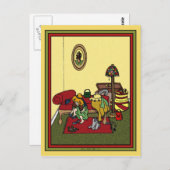 脱衣室はがき – カスタマイズ ポストカード (正面/裏面)