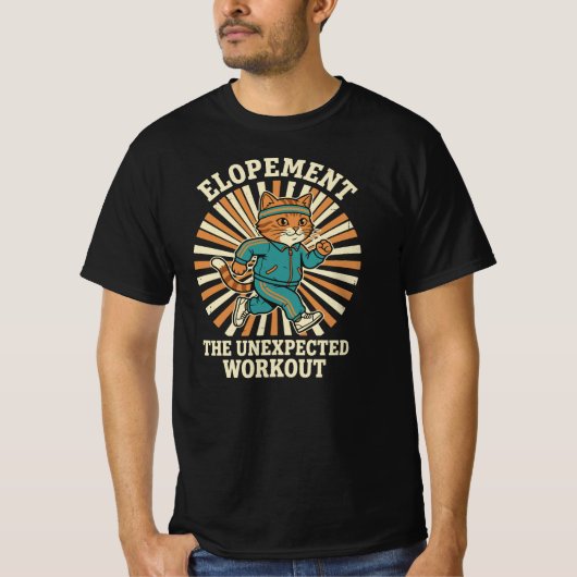 脱走の予期せぬ運動 自閉症啓発 Tシャツ (正面)