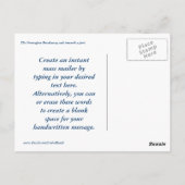 脱走中 ポストカード (裏面)