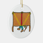 脱進学 セラミックオーナメント (右)