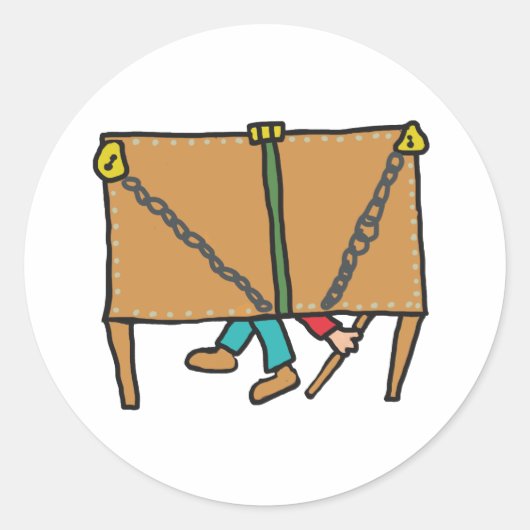 脱進学 ラウンドシール (正面)