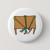 脱進学 缶バッジ (正面)