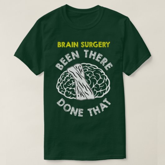 脳おもしろい手術が回復ミーム贈与 Tシャツ (デザイン正面)