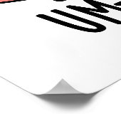 脳おもしろい穿孔 ポスター (角)