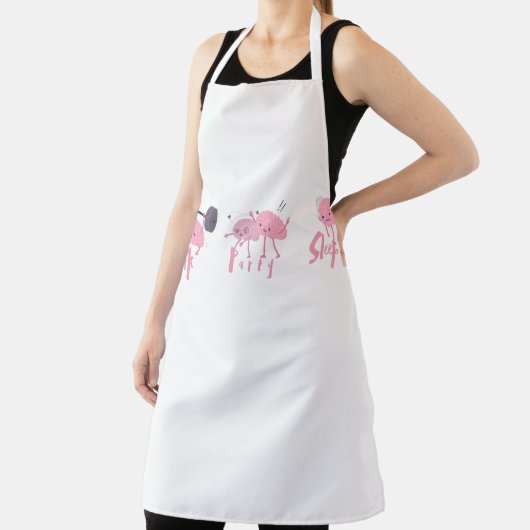 脳おもしろい エプロン (インサイチュ)