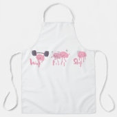 脳おもしろい エプロン (正面)