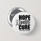 脳がんがラブキュアを望む 缶バッジ (正面&裏面)