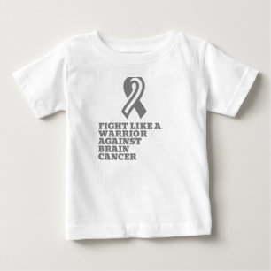 脳がんと戦う、戦士のように闘う ベビーTシャツ