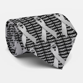 脳がんのリボンと闘う ネクタイ