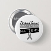 脳がんの認識度 缶バッジ (正面&裏面)