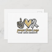 脳がんを治す平和愛 案内ポストカード (正面/裏面)