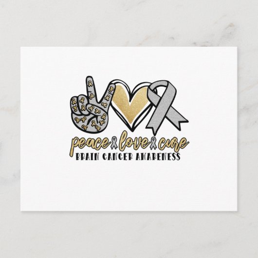 脳がんを治す平和愛 案内ポストカード (正面)