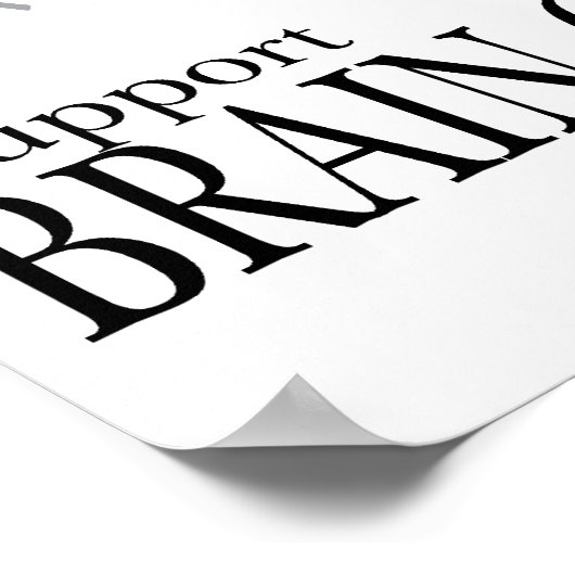 脳がんツリー ポスター (角)