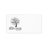 脳がんツリー ラベル (正面)