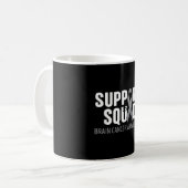 脳がん啓発 サポートチーム 脳腫瘍 コーヒーマグカップ (正面左)